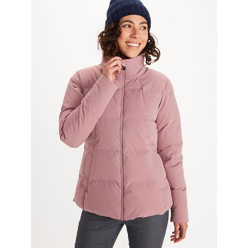 Marmot Down Jacket Pink NZ - Mercer Jackets Womens NZ9752086